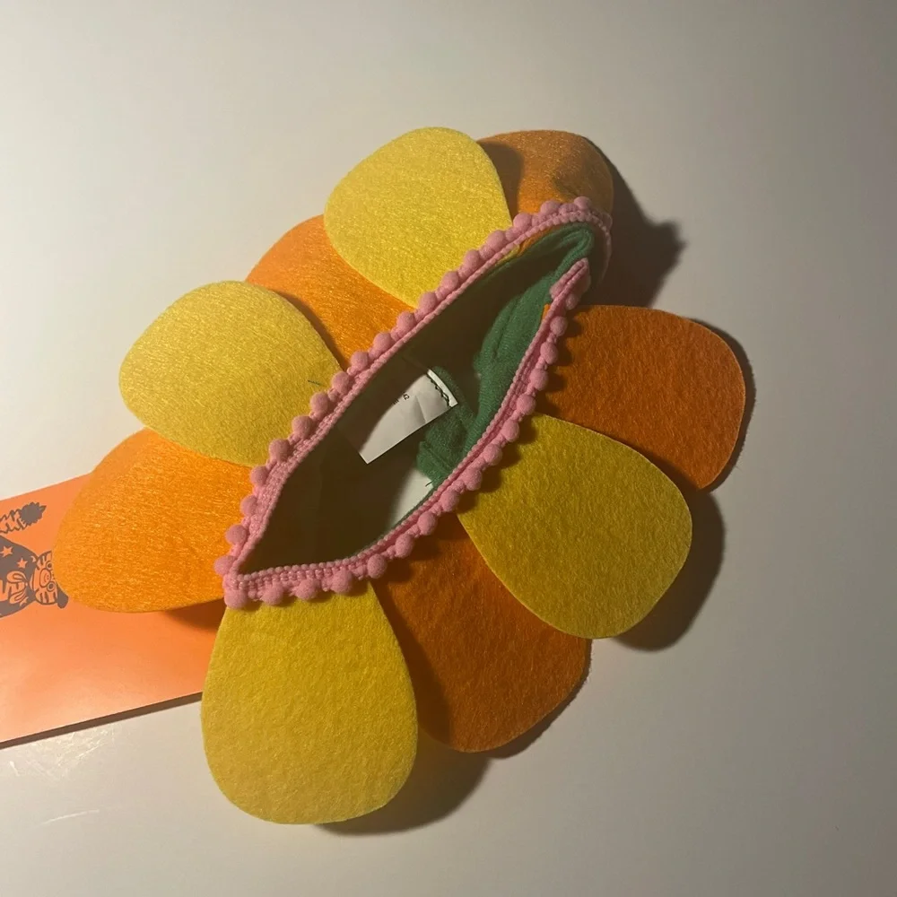 Boots & Barkley Green Cat Headpiece Flower One Size Fits Most NWT Costume Pet